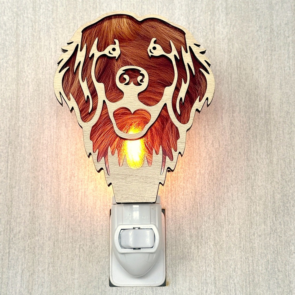 Golden‎ Retriever Dog Plug In Night Light Wear Watt Handmade NEW